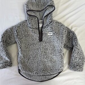 Abercrombie Kids Gray Sherpa Hoodie